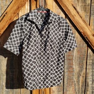 Talbots Black Buttom Down Shirt Elegant Size 4